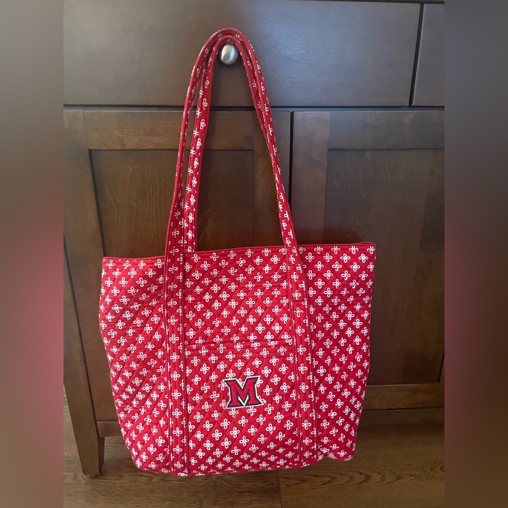 Vera Bradley Miami University Collegiate Vera Tote Bag